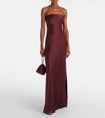 Filo silk satin gown | Christopher Esber