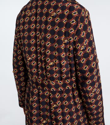 Manteau en soie à sequins | Dries Van Noten