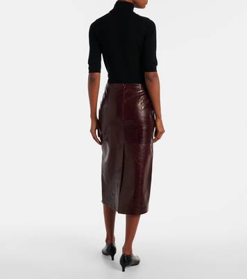 تنورة طويلة من الجلد Afa | Sportmax