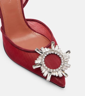 Slingback-Pumps Begum 95 aus Mesh | Amina Muaddi