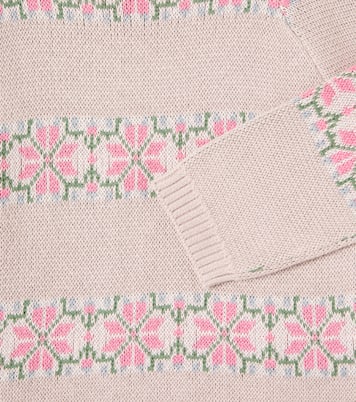 Pullover Alberte aus Baumwoll-Jacquard | Wheat