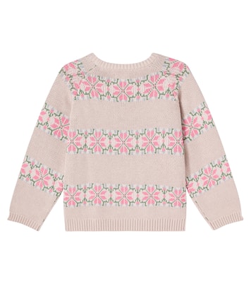 Pullover Alberte aus Baumwoll-Jacquard | Wheat