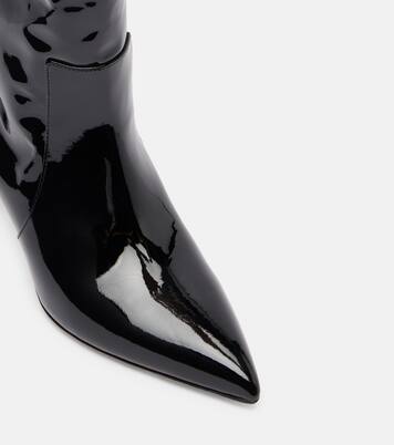 60 patent leather knee-high boots | Paris Texas