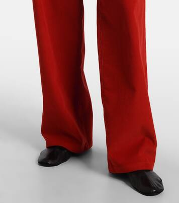 Cotton corduroy wide-leg pants | Róhe