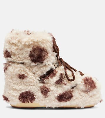 Cow-print boots | Moon Boot