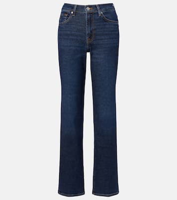 Mid-Rise Straight Jeans Stovepipe Straight | 7 For All Mankind
