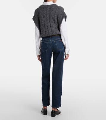 Mid-Rise Straight Jeans Stovepipe Straight | 7 For All Mankind