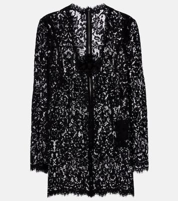 Embroidered scalloped minidress | Dolce&Gabbana