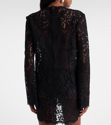 Embroidered scalloped minidress | Dolce&Gabbana