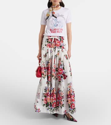 Printed cotton jersey T-shirt | Dolce&Gabbana