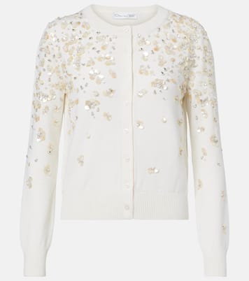 Bestickter Cardigan aus Schurwolle | Oscar de la Renta
