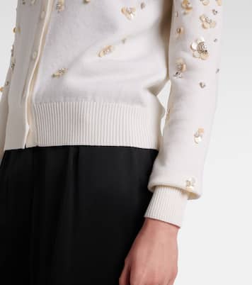Bestickter Cardigan aus Schurwolle | Oscar de la Renta