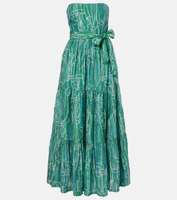 Vestido largo Thelma en mezcla de algodón | Poupette St Barth