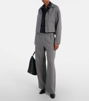 Jocelyn beaded cotton poplin shirt | Velvet