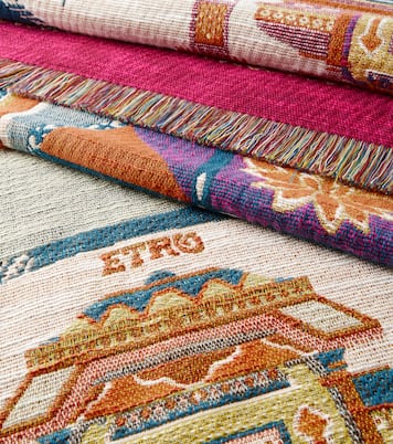 Shanti embroidered cotton throw | Etro