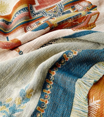 Shanti embroidered cotton throw | Etro