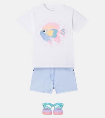 Sandales à logo | Stella McCartney Kids