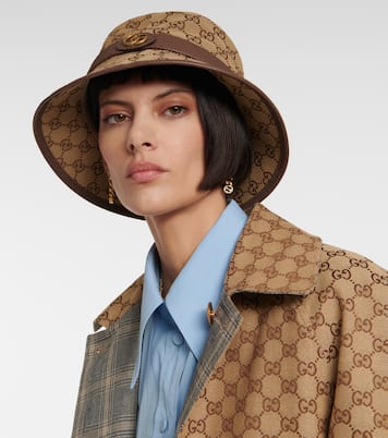Cappello da pescatore in canvas GG | Gucci