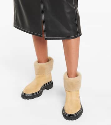 Botines de ante con borrego | Proenza Schouler