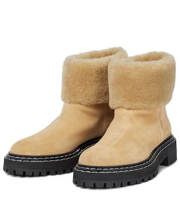 Botines de ante con borrego | Proenza Schouler