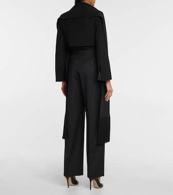 Cropped wool blazer | Fendi