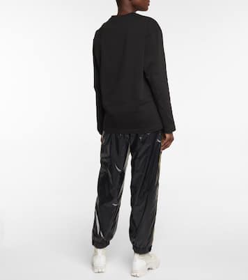 Logo printed cotton jersey top | Moncler Grenoble