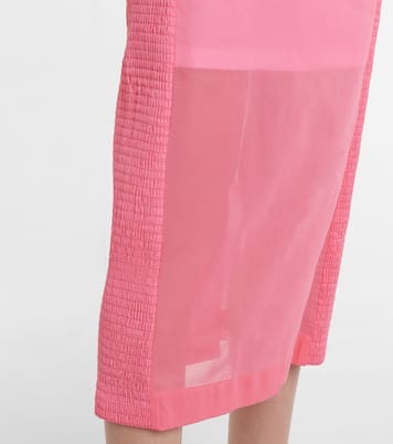 Fresco cotton voile midi dress | Sportmax