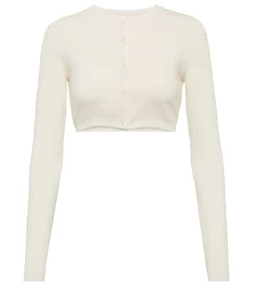 Cardigan cropped Renania in misto cotone | Max Mara