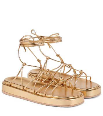 Sandali Minas in pelle con platform | Gianvito Rossi