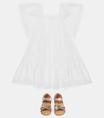 Besticktes Kleid Anneke aus Baumwolle | Zimmermann Kids