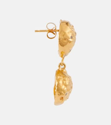 The Inferno 9kt gold earrings with diamonds | Alighieri