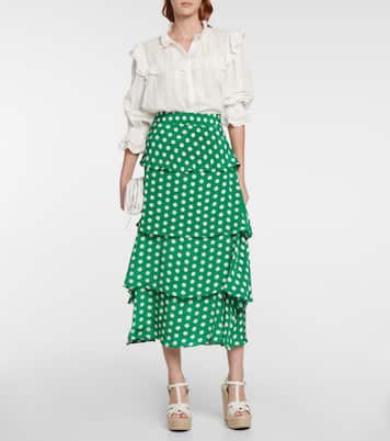 Midirock Frieda aus Chiffon | Alexandra Miro