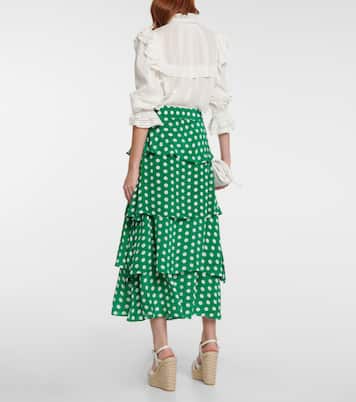 Midirock Frieda aus Chiffon | Alexandra Miro