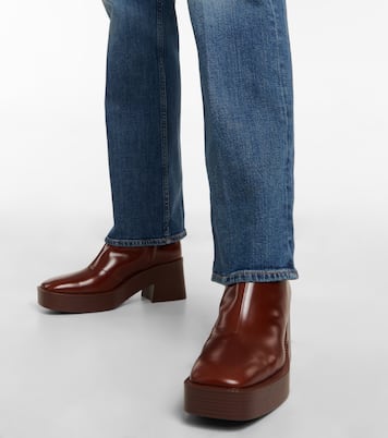 Stivaletti in pelle con plateau | Tod's