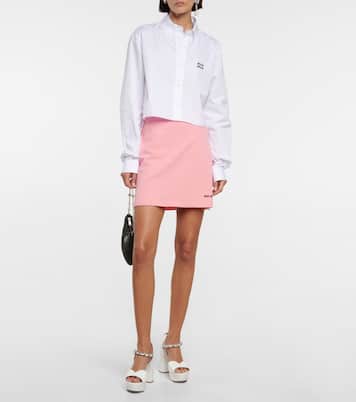 Sandali in vernice con plateau | Miu Miu