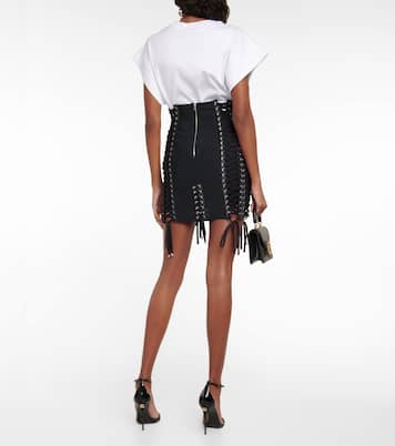 Minirock mit Schnürung | Dolce&Gabbana