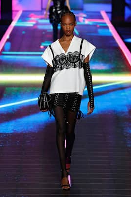 Minirock mit Schnürung | Dolce&Gabbana
