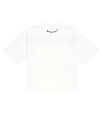 T-shirt in jersey di cotone con logo | Palm Angels Kids