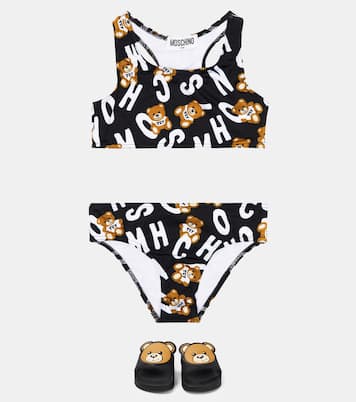 Logo rubber slides | Moschino Kids