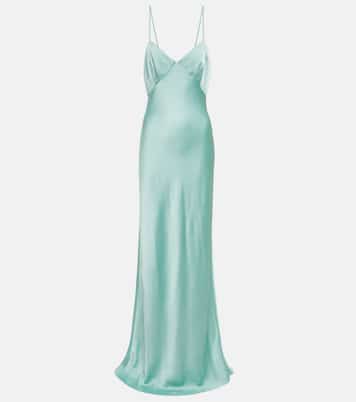 Abito lungo Selce in raso | Max Mara