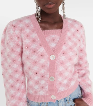 Cardigan cropped a quadri | Alessandra Rich