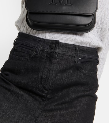 Falda midi Peplo en denim | Max Mara