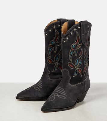 Westernstiefel Duerto aus Veloursleder | Isabel Marant