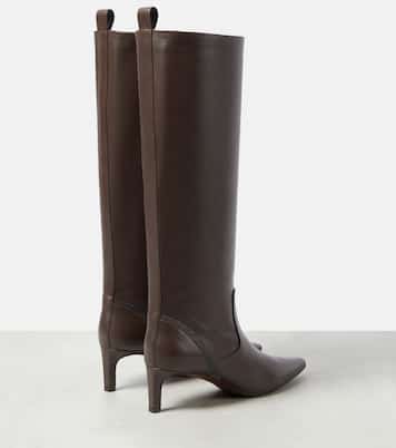 Botas altas de piel adornadas | Brunello Cucinelli