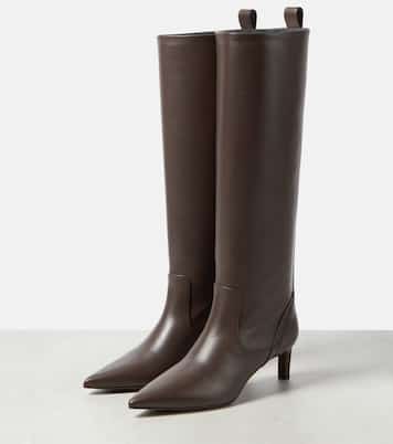 Botas altas de piel adornadas | Brunello Cucinelli