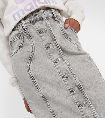 Gonna midi di jeans Vandy | Marant Etoile