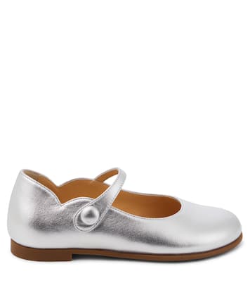 Ballerine Melodie Chick in pelle metallizzata | Christian Louboutin Kids
