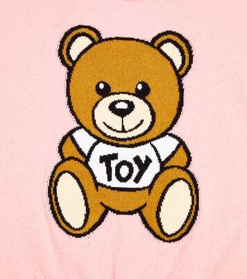 Teddy Bear cotton and wool sweater | Moschino Kids