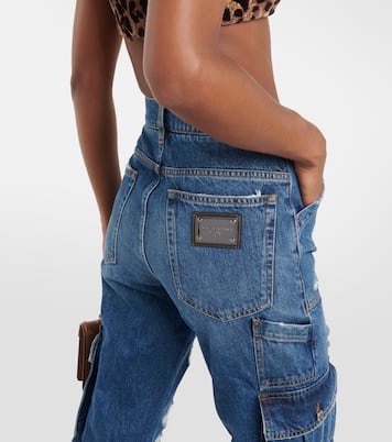 Jean cargo à taille haute | Dolce&Gabbana