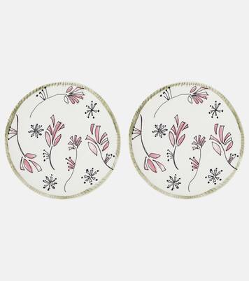 x Marni Fiore Rosa set of 2 dessert plates | Serax